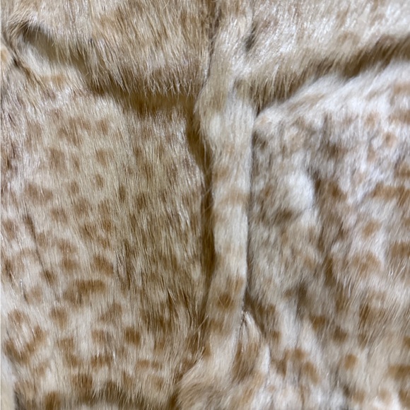 Leather Rabbit Fur Jacket - Picture 4 of 6